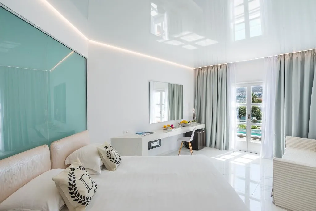 JUNIOR SUITE POOL VIEW Room, Dionysos Luxury Hotel Mykonos, Mykonos