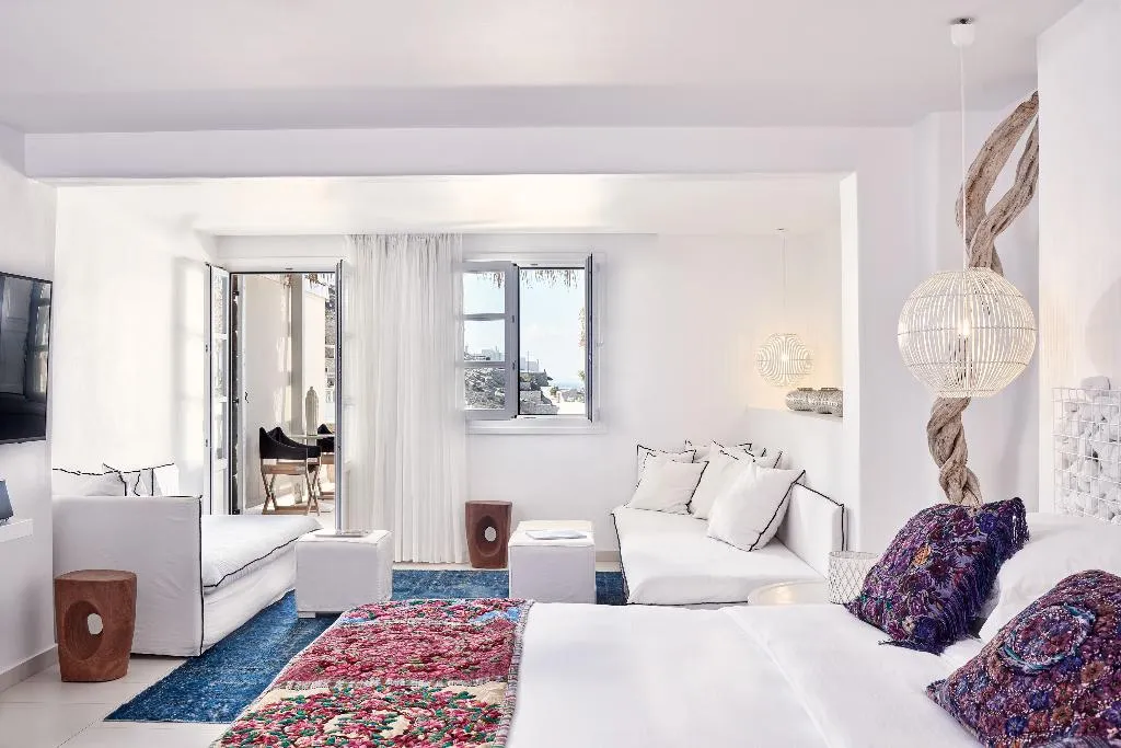 Double or Twin SIDE SEA VIEW Room, Myconian Villa Collection Preferred Hotels, Mykonos