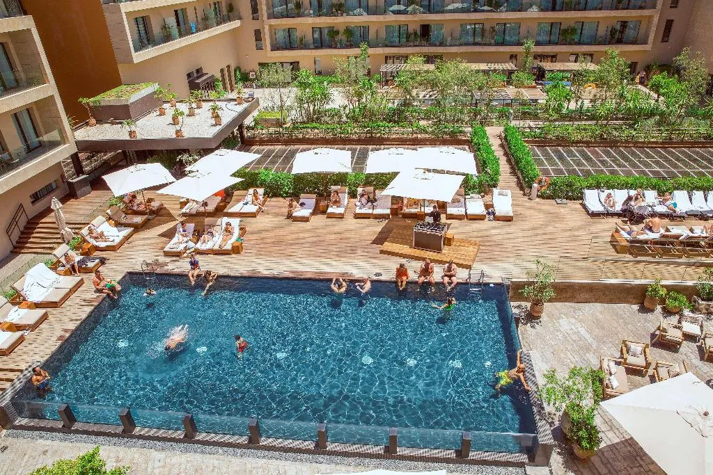 Pool, Radisson Blu Hotel Marrakech Carré Eden, Marrakech