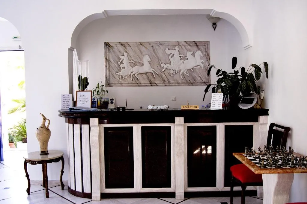 Lobby, Blacksandy Beach Hotel, Santorini