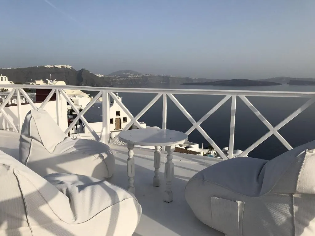 Terrace, Maryloujohn Villas, Santorini