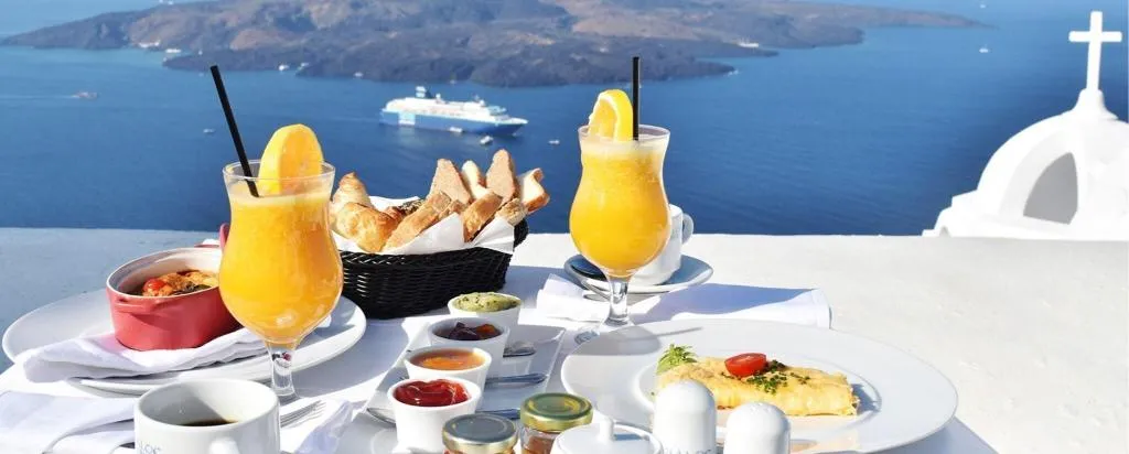 Restaurant, Aigialos Luxury Traditional Settlement, Santorini