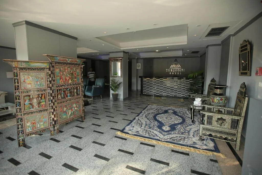 Lobby, Turquoise Pyramids Hotel, Cairo