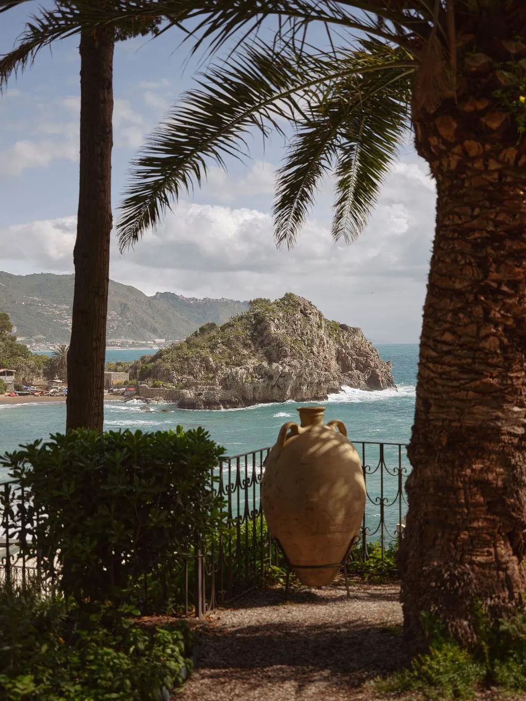Terrace, Villa Sant'Andrea, A Belmond Hotel, Taormina Mare, Catania