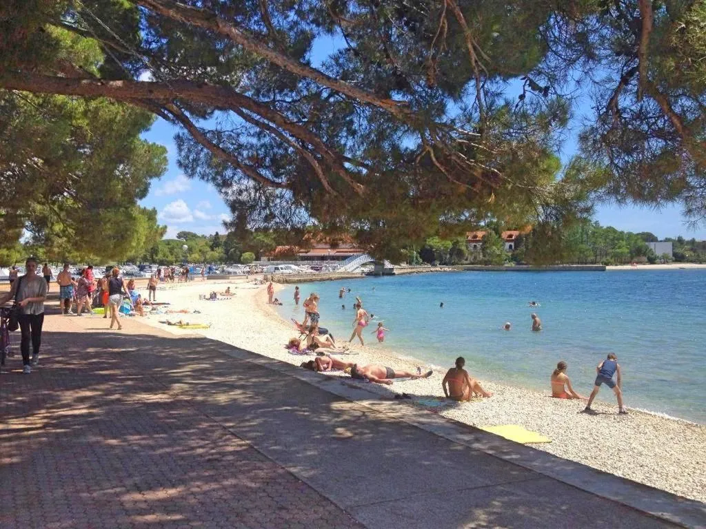 Beach, Apartments Manda, Istria