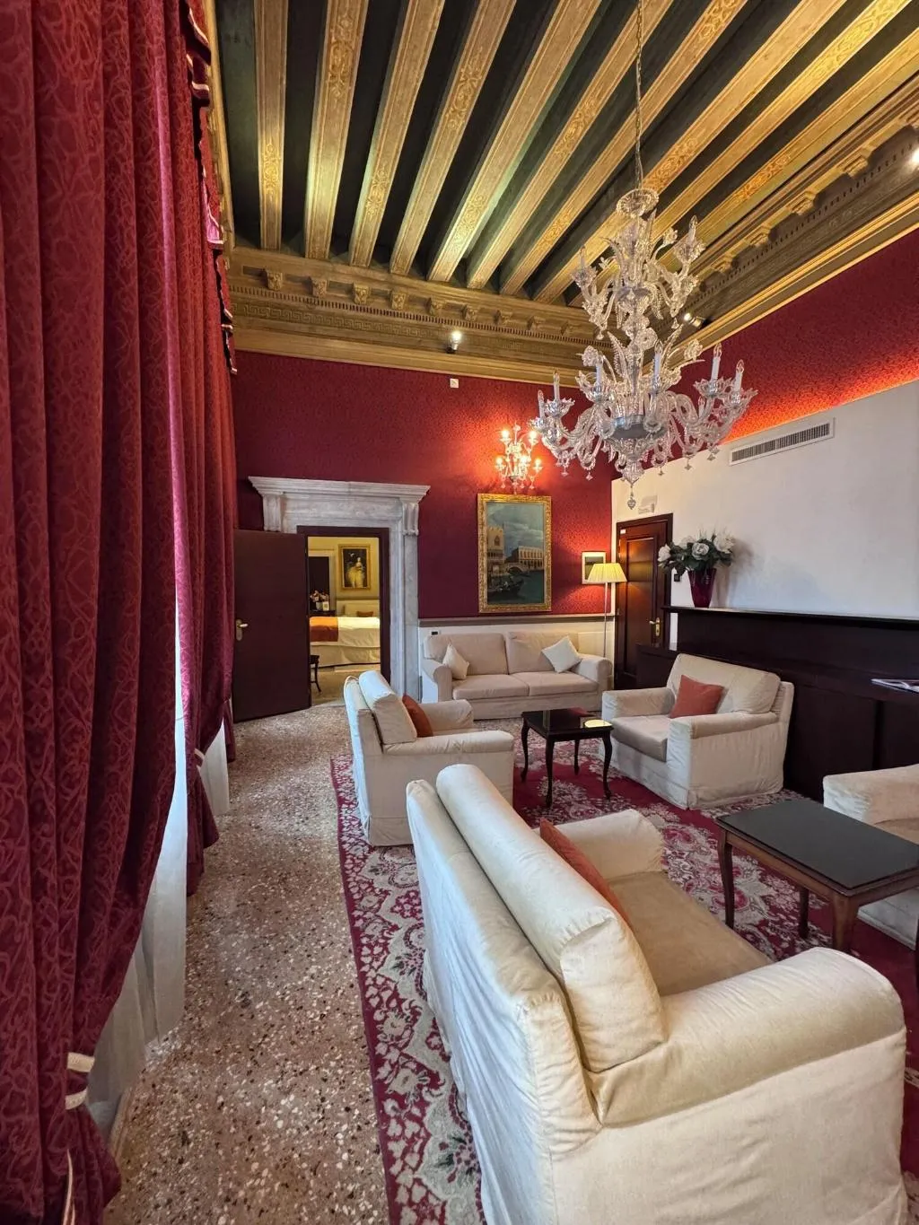 SUITE KING SIZE BED Room, Ruzzini Palace, Venice