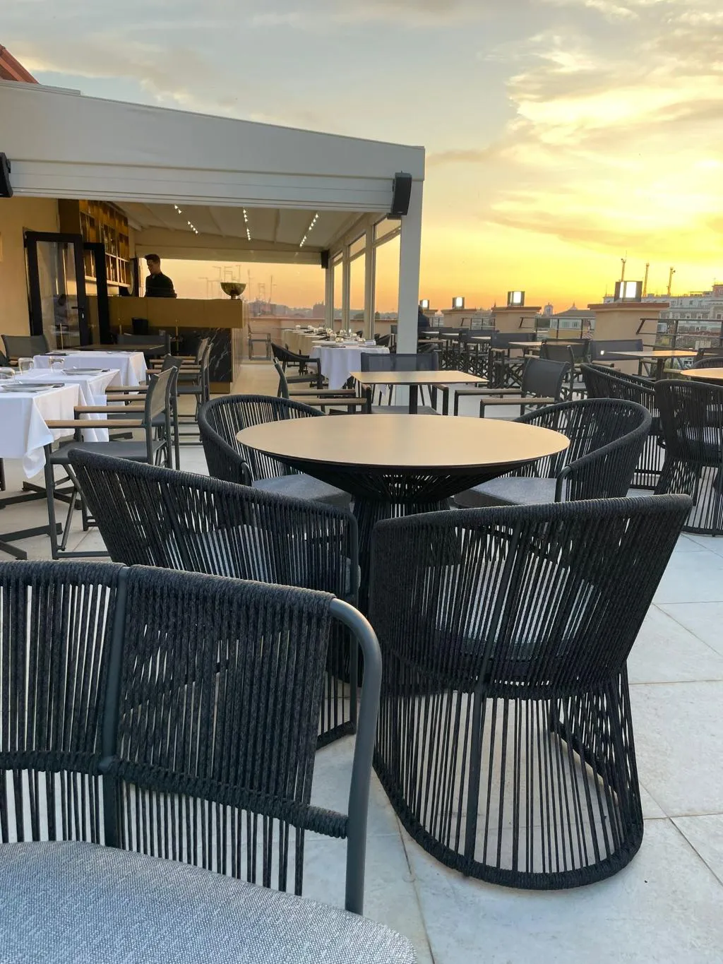 Terrace, The Major Hotel, Rome