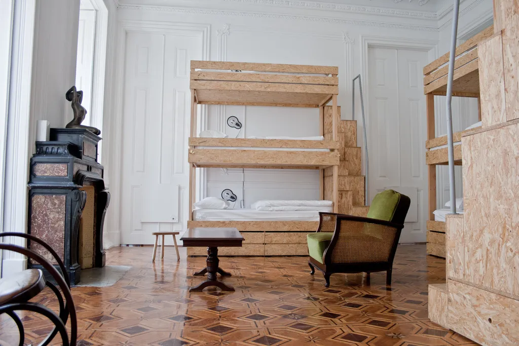 Bed in dormitory TWELVE BEDROOMS Room, Independente Príncipe Real, Lisbon
