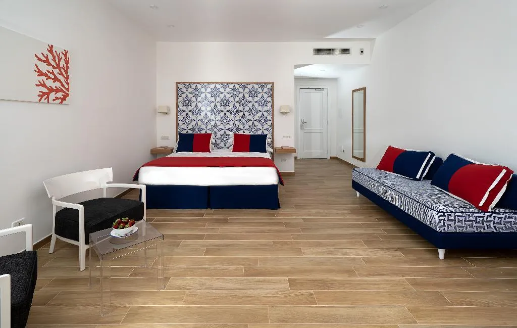 JUNIOR SUITE SEA VIEW WITH TERRACE Room, Hotel Miramare, Naples