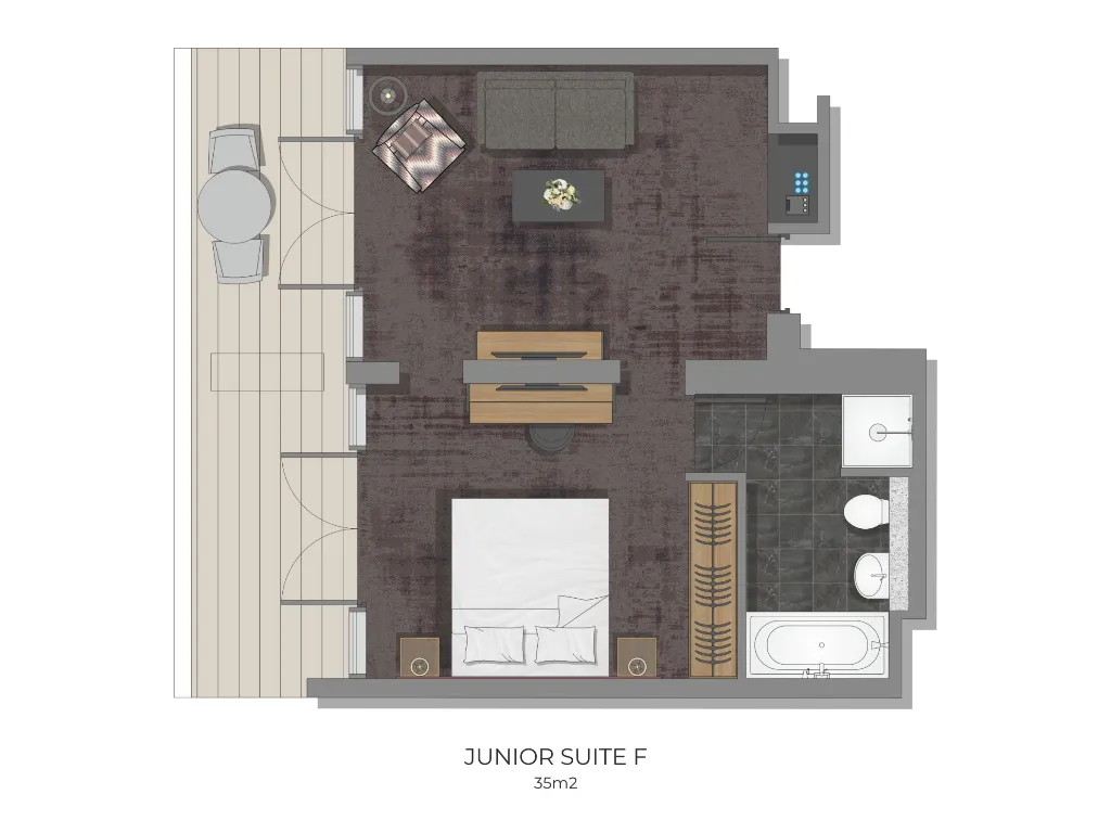 JUNIOR SUITE DELUXE Room, The Spencer Hotel, Dublin