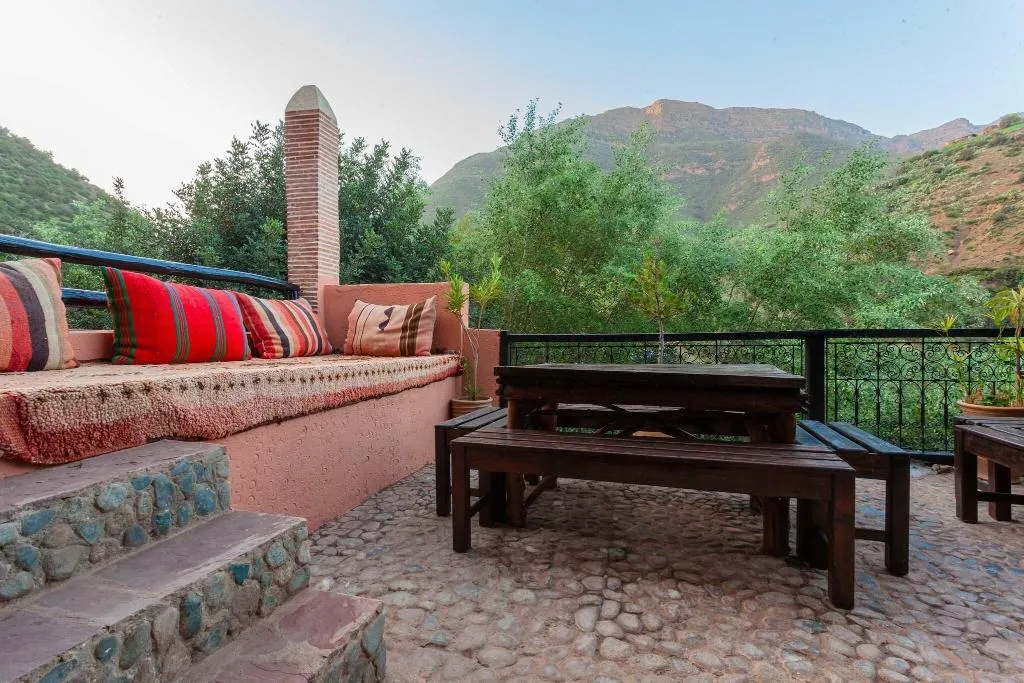 Terrace, Dar Ikalimo Ourika, Marrakech