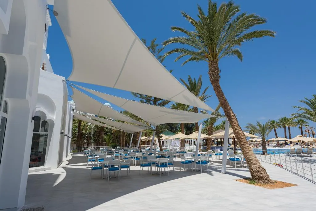 Terrace, Marhaba Palace, Tunisia