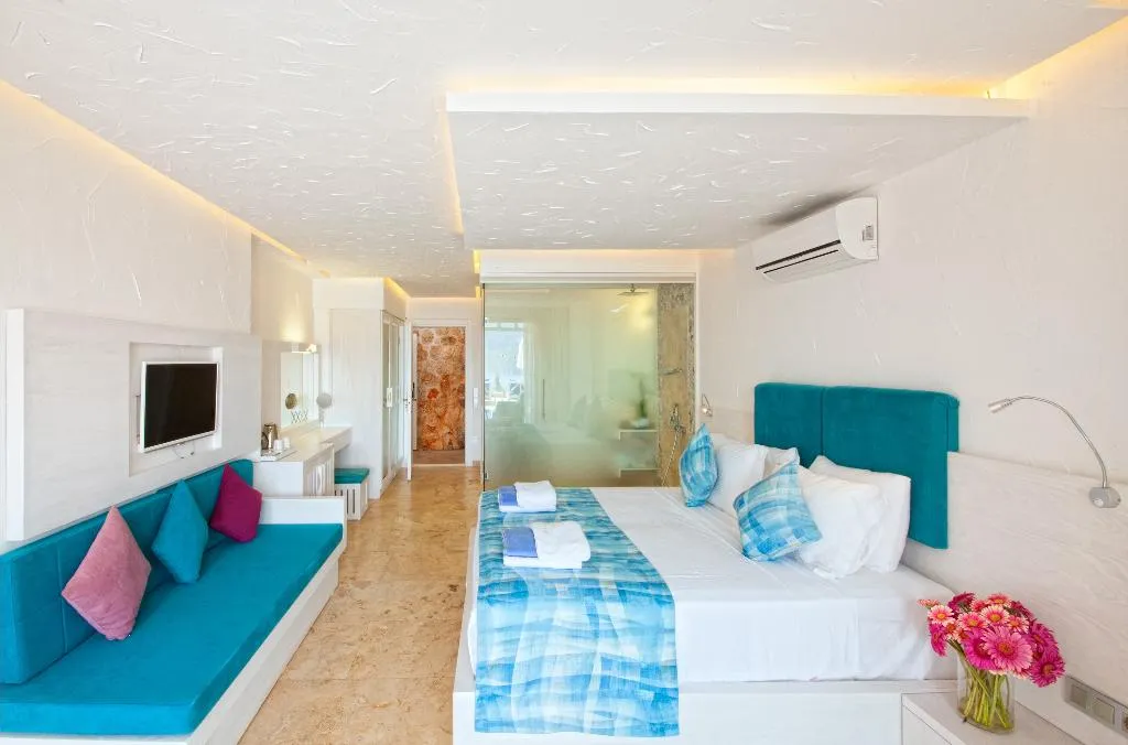 DOUBLE WITH PRIVATE POOL Room, Asfiya Sea View Hotel, Dalaman
