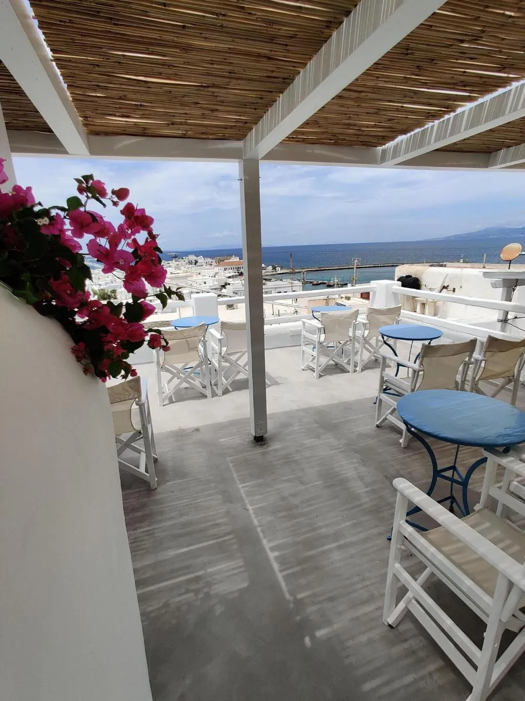 Terrace, Hotel Lefteris, Mykonos