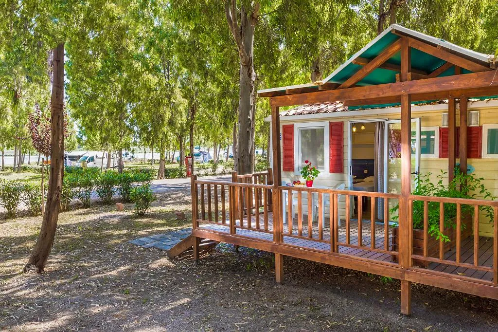 MOBILE HOME ONE BED Room, Camping Village Laguna Blu, Alghero