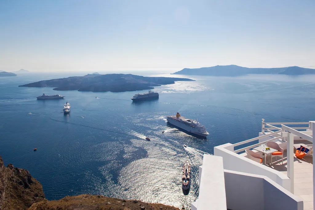 General view, Adamant Suites, Santorini