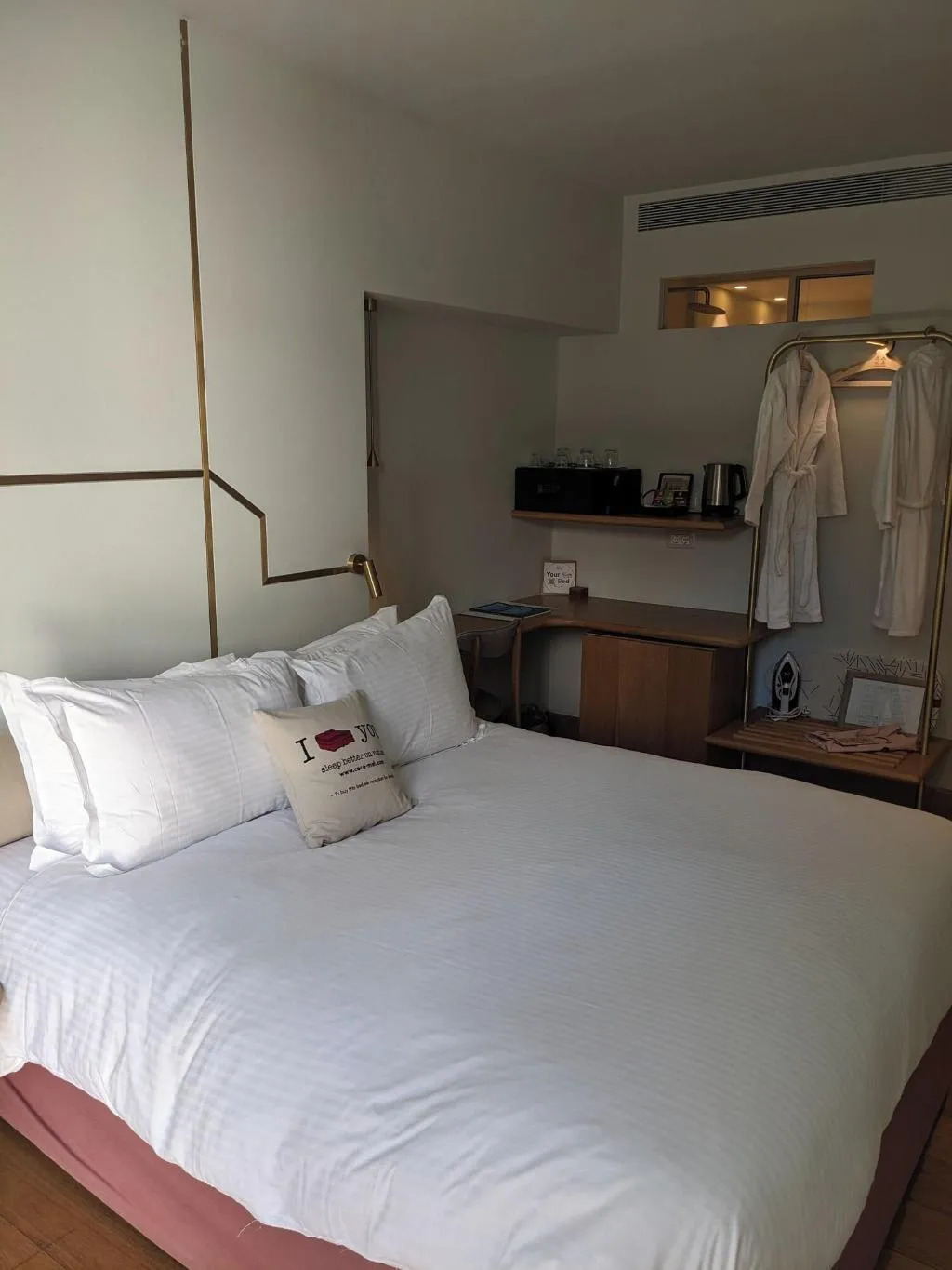 DOUBLE QUEEN SIZE BED Room, Coco-Mat Athens BC, Athens