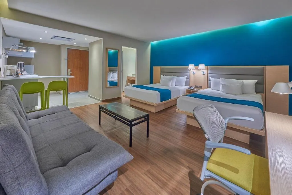 SUITE TWO DOUBLE BEDS Room, City Suites Playa del Carmen, Playa Del Carmen