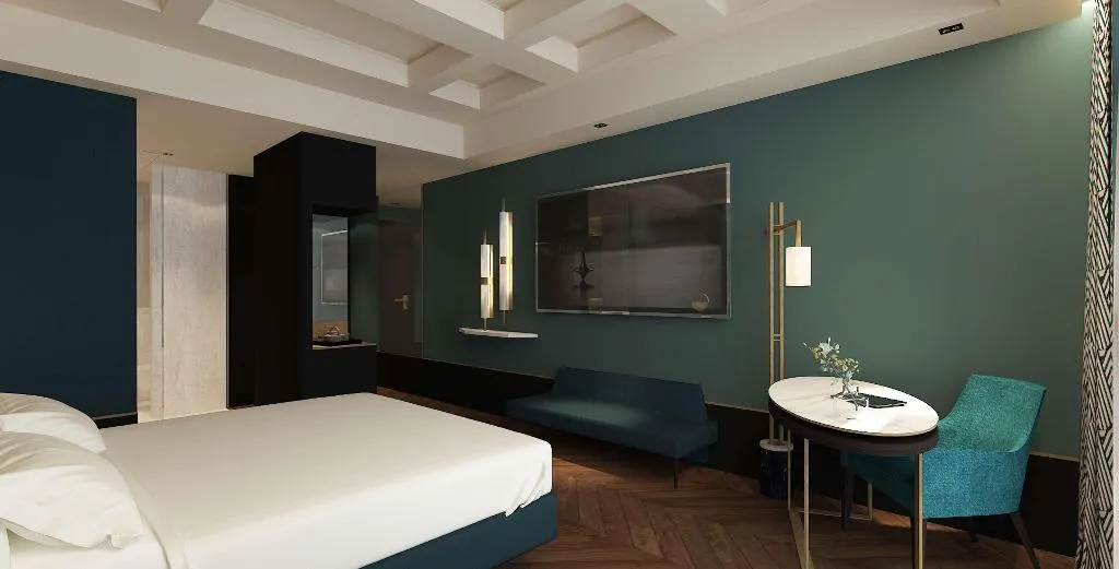 DOUBLE DELUXE KING BED Room, Hilton Rome Eur La Lama, Rome