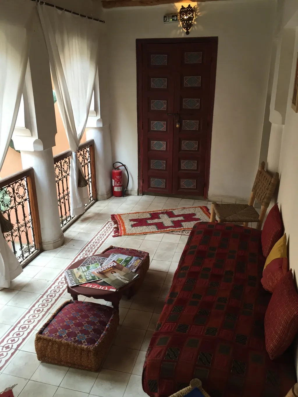 Terrace, Riad Ineslisa, Marrakech