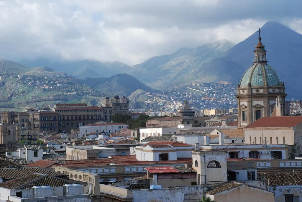 Terrace, Hotel Del Centro, Palermo