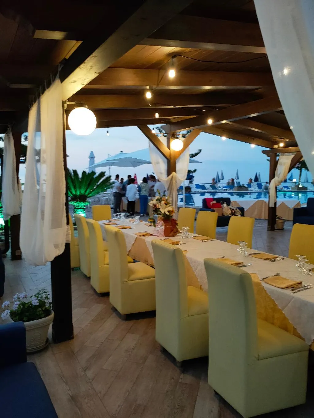 Restaurant, Hotel La Playa Blanca, Palermo