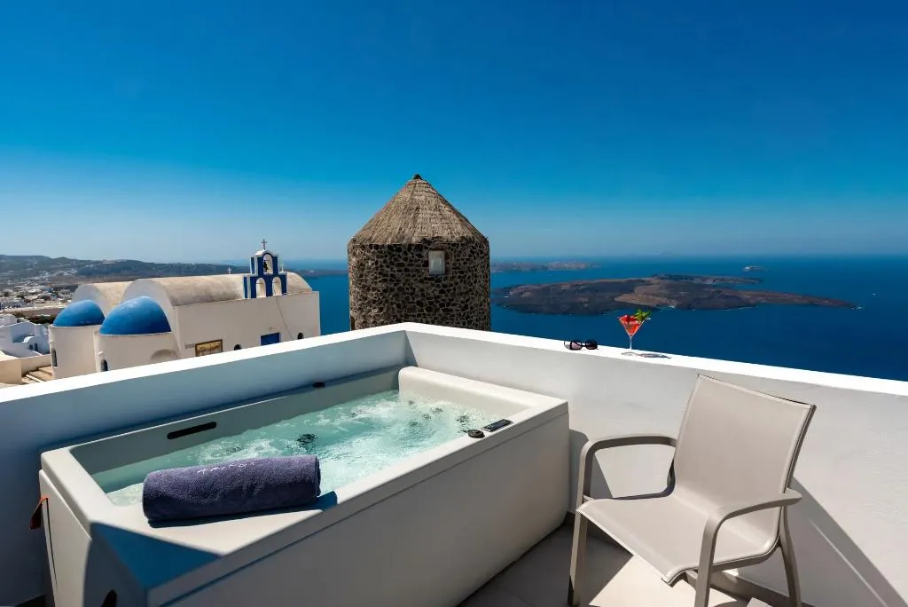 Room SEA VIEW HONEYMOON Room, Aeifos Boutique Hotel, Santorini