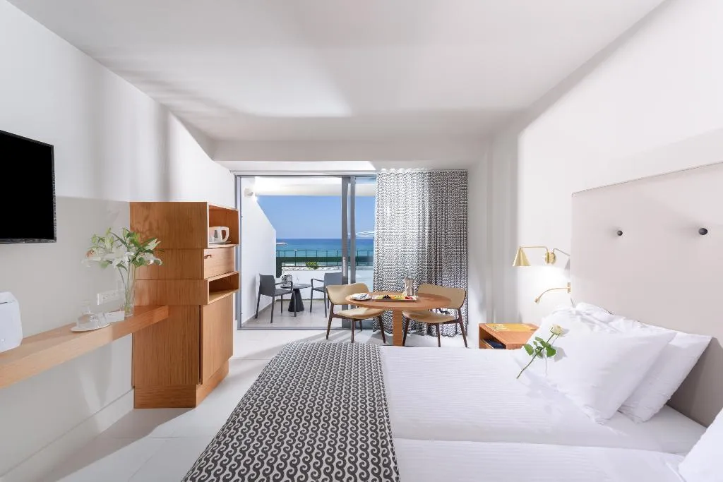 Double or Twin SUPERIOR SEA VIEW Room, Aquila Porto Rethymno, Crete