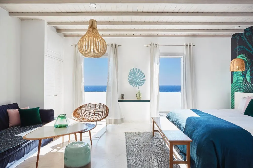 SUITE DELUXE SEA VIEW Room, Kouros Hotel & Suites, Mykonos