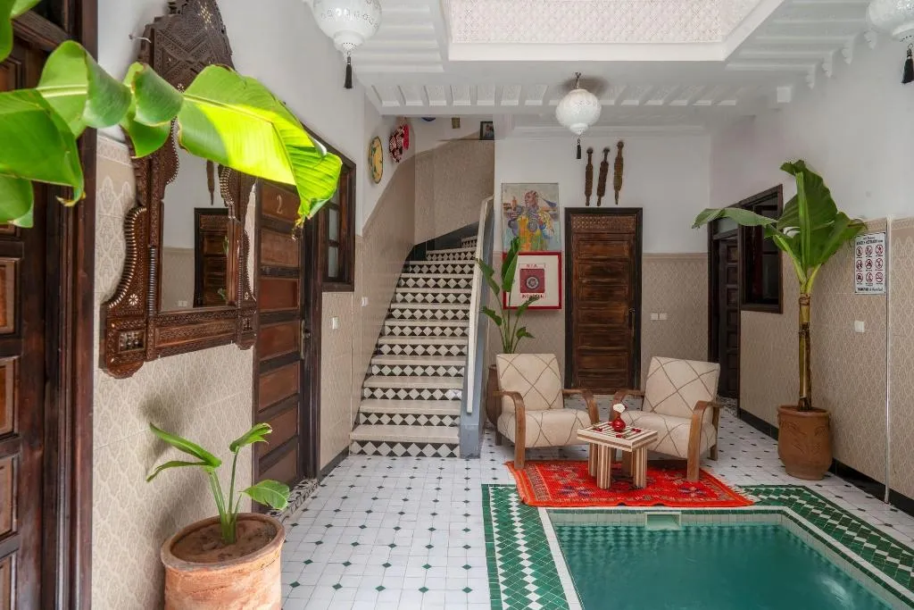 Lobby, Riad Hafssa & Spa, Marrakech