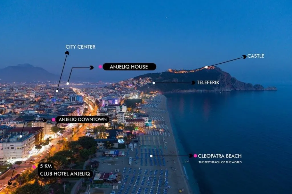 Beach, Anjeliq Downtown Hotel, Antalya