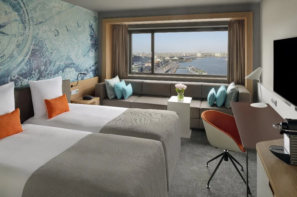 TWIN SUPERIOR CITY VIEW Room, Movenpick Hotel Amsterdam City Centre, Amsterdam