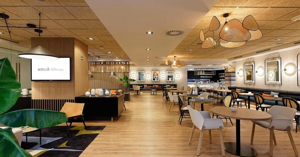 Restaurant, Melia Avenida America, Madrid