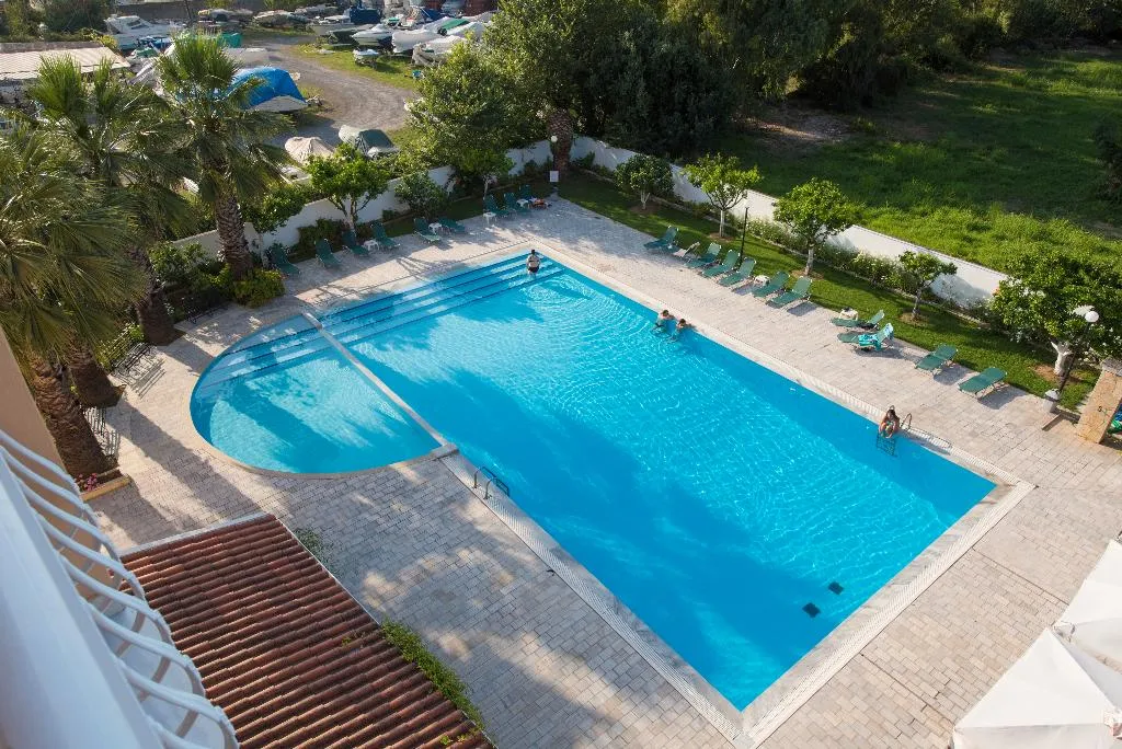Pool, Sunset, Corfu