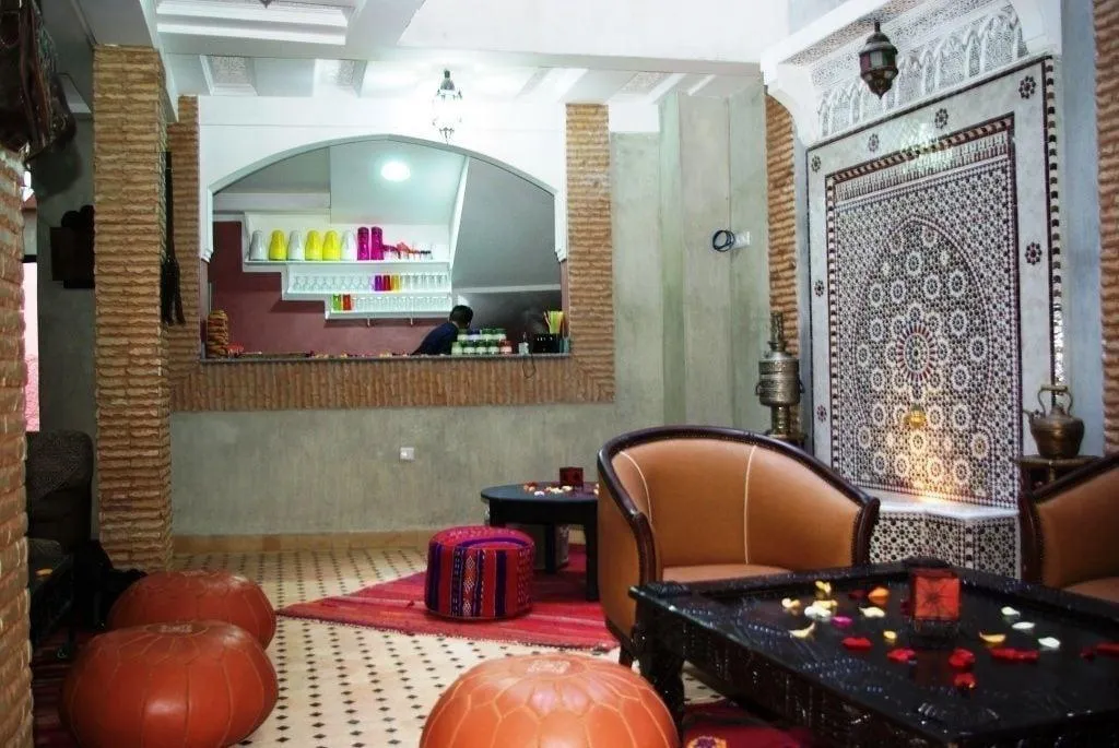 Lobby, Riad Mellouki, Marrakech