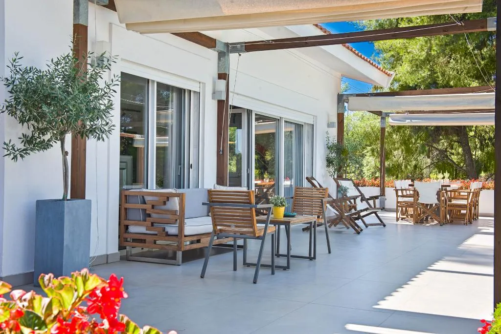 Terrace, The White Villa At Sani, Halkidiki