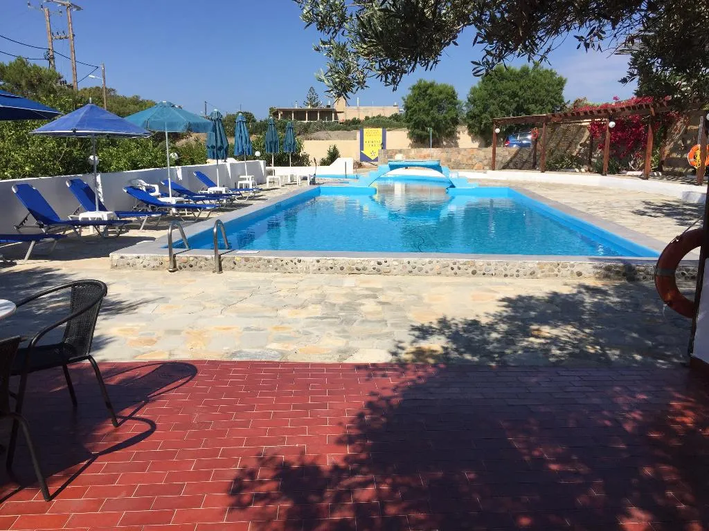 Terrace, Blue Sky Hotel, Crete