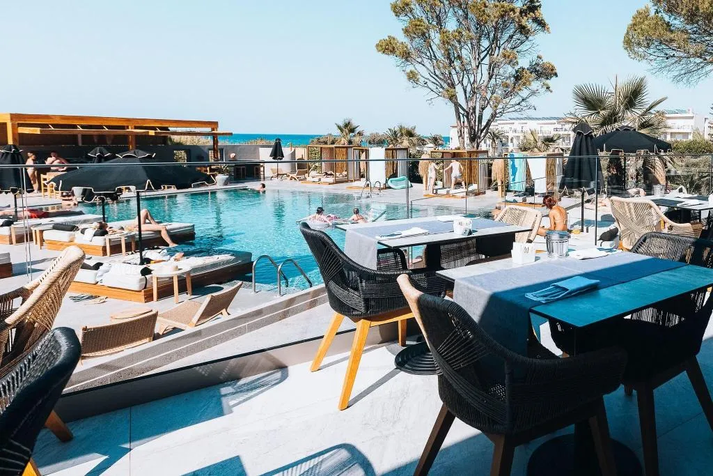 Restaurant, Eliros Mare, Crete