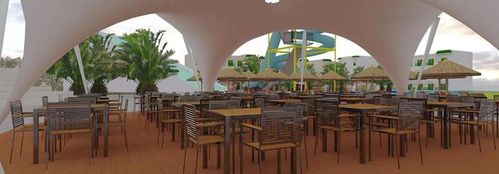 Terrace, Soviva resort, Tunisia