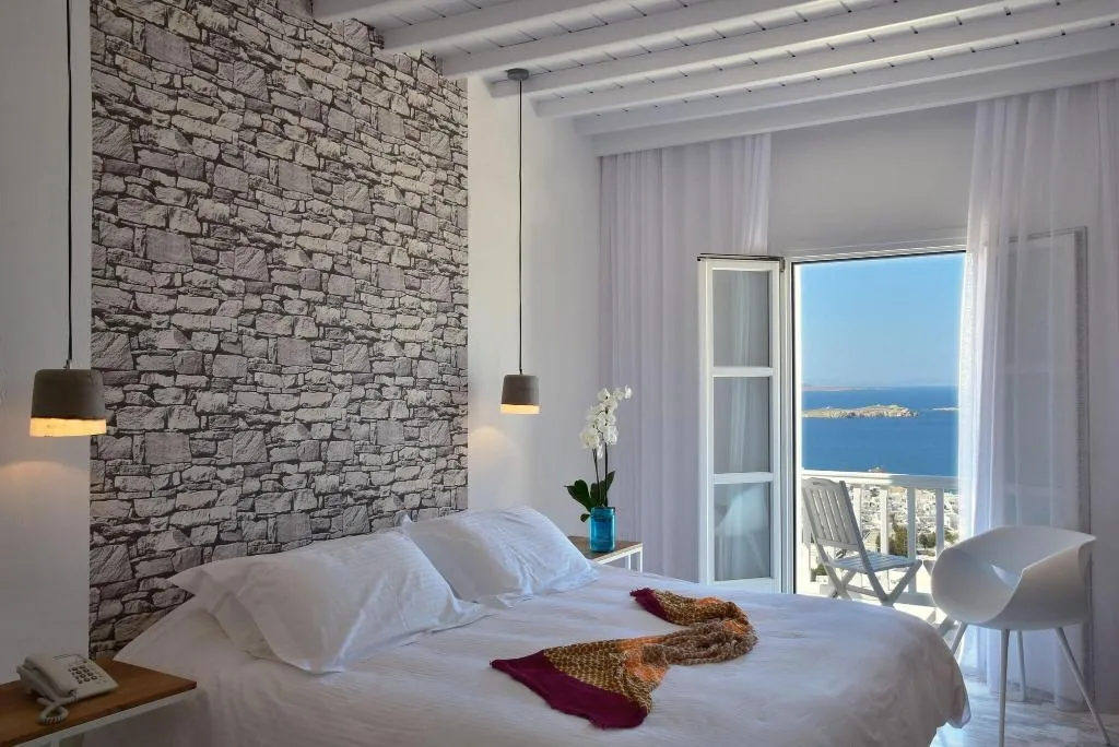 TWIN SEA VIEW Room, Hermes Mykonos Hotel, Mykonos
