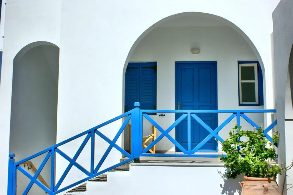Terrace, Blue Bay Villas, Santorini