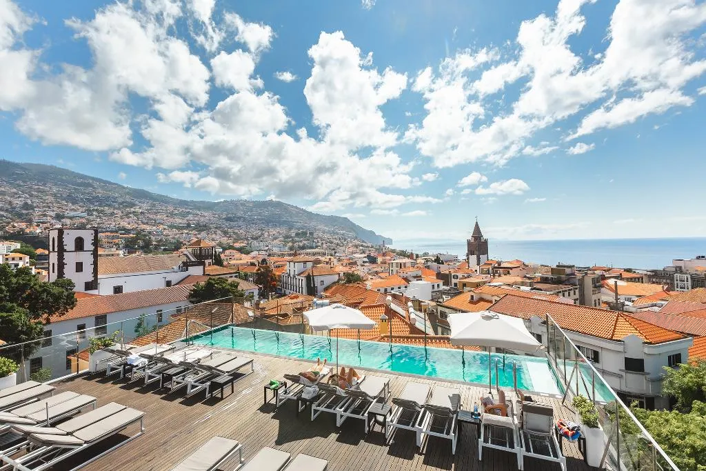 Terrace, Castanheiro Boutique Hotel, Madeira