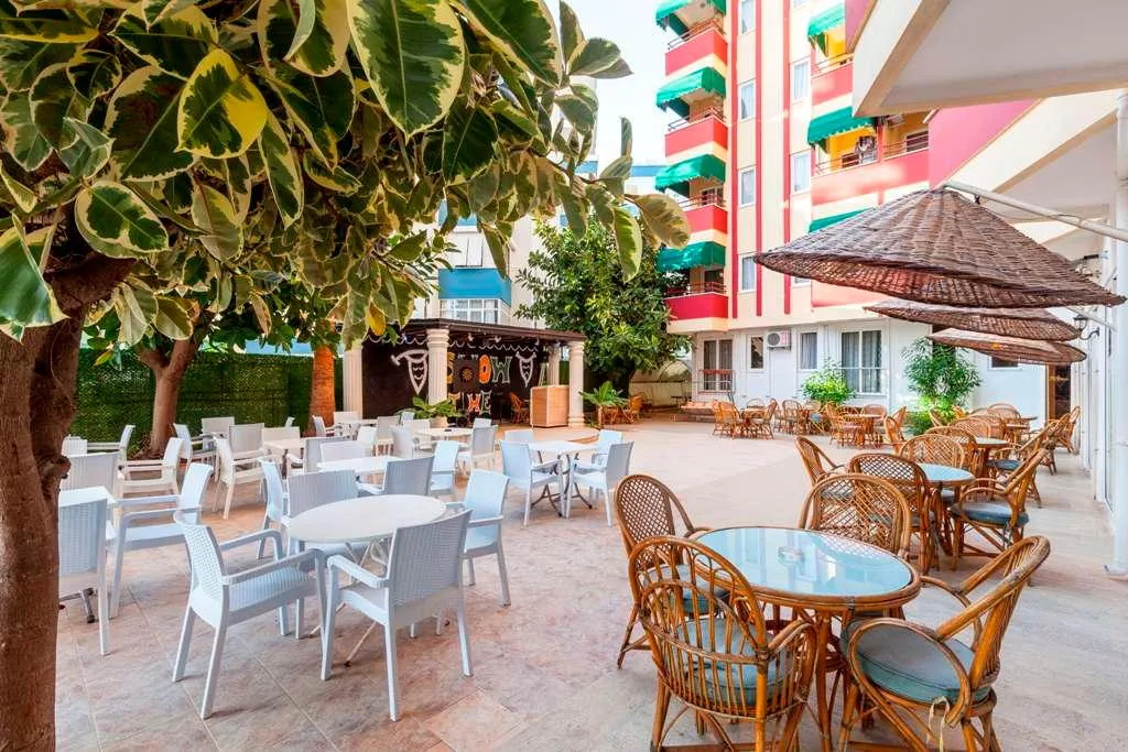 Terrace, Galaxy Beach Hotel, Antalya