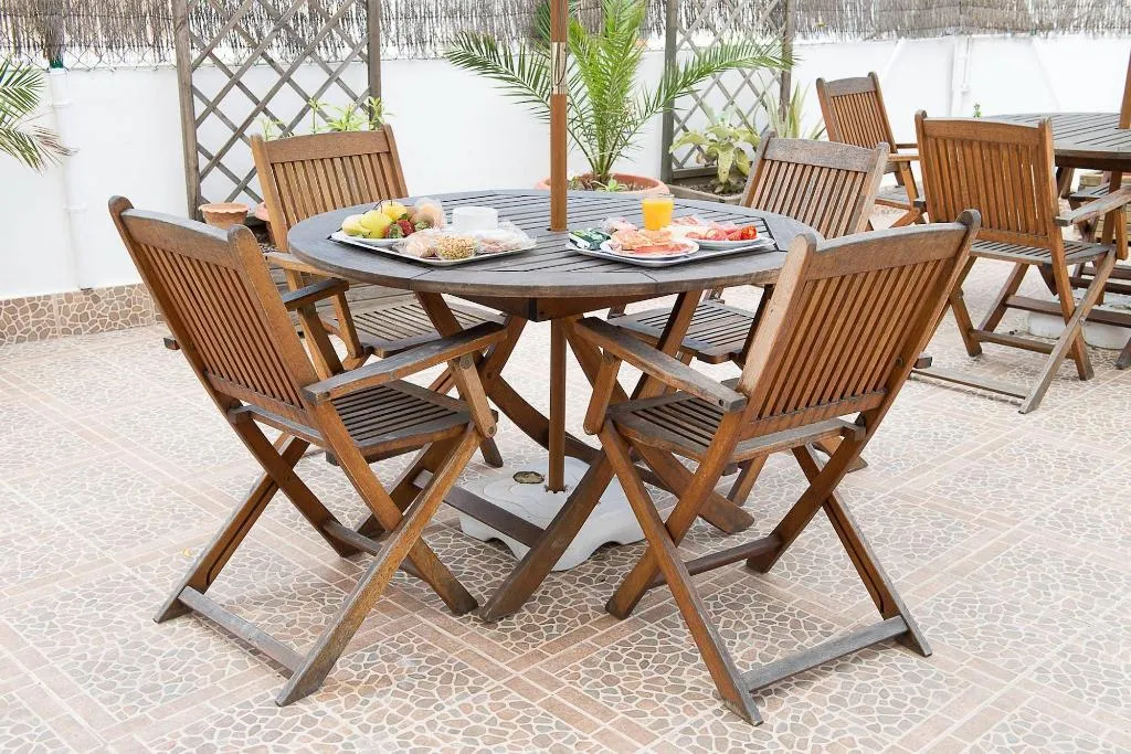 Terrace, Europa Punico Hostal, Ibiza