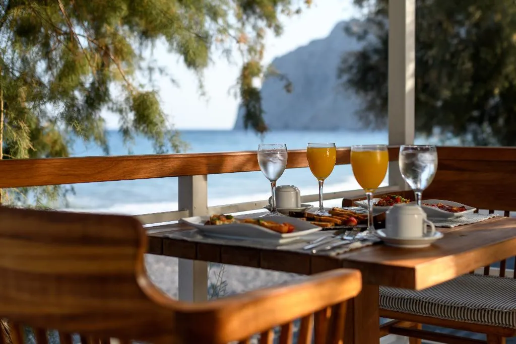 Restaurant, Alesahne Beach, Santorini