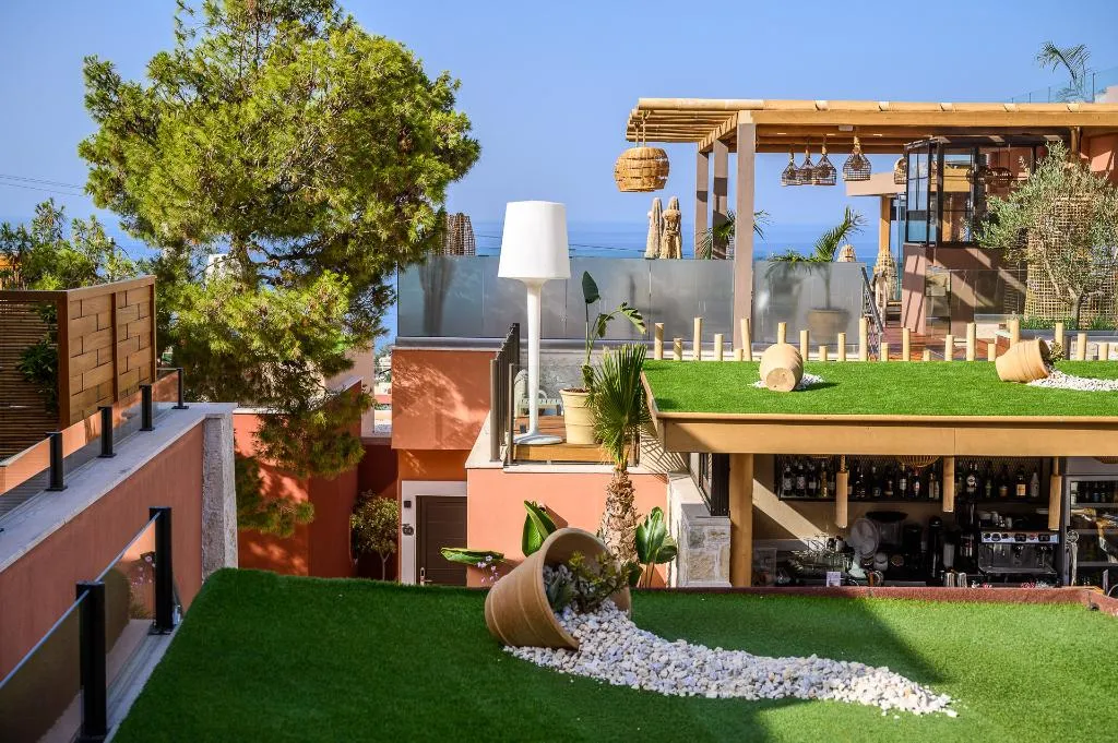 Terrace, Esperides Resort Crete, Crete