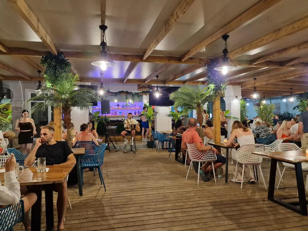 Restaurant, La Playa Grande, Corfu