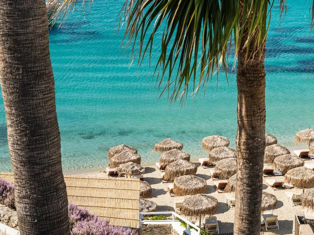 Beach, Mykonos Blu, A Resort to Live, Mykonos