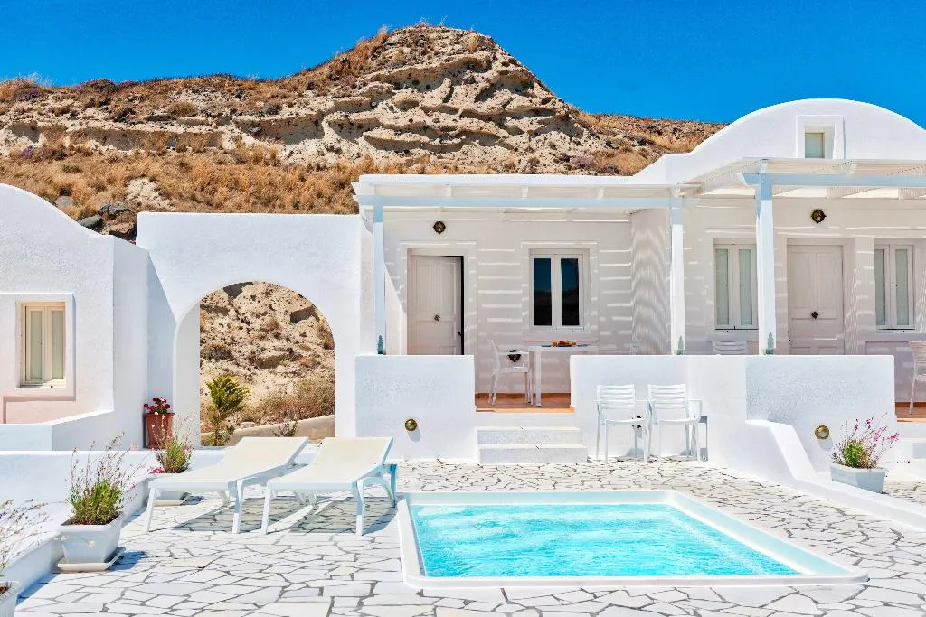 General view, Katharos Pool Villas, Santorini