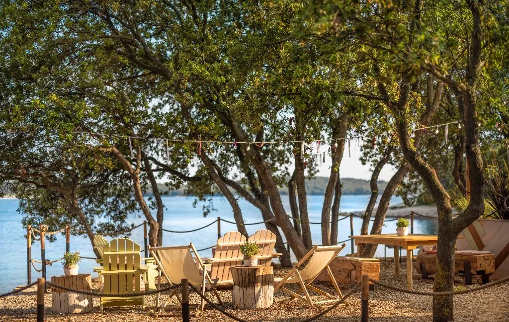 Bar, Koversada Uncovered Naturist Mobile Homes, Istria